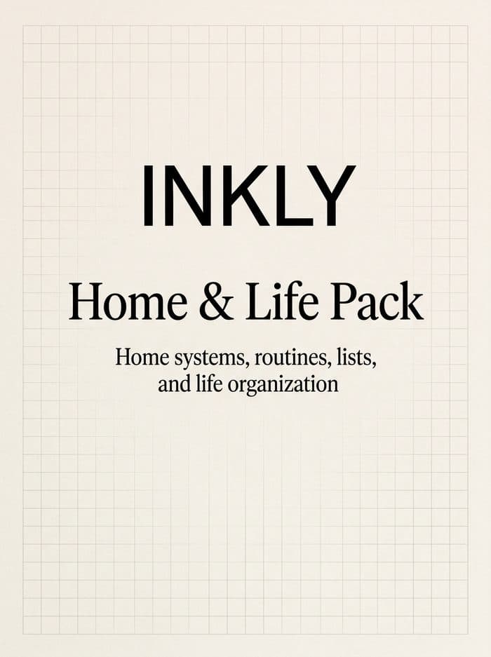 INKLY Home & Life Pack cover