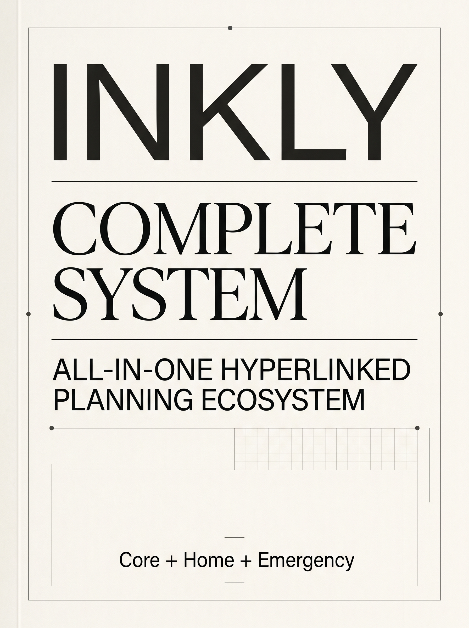 INKLY Complete System bold cover