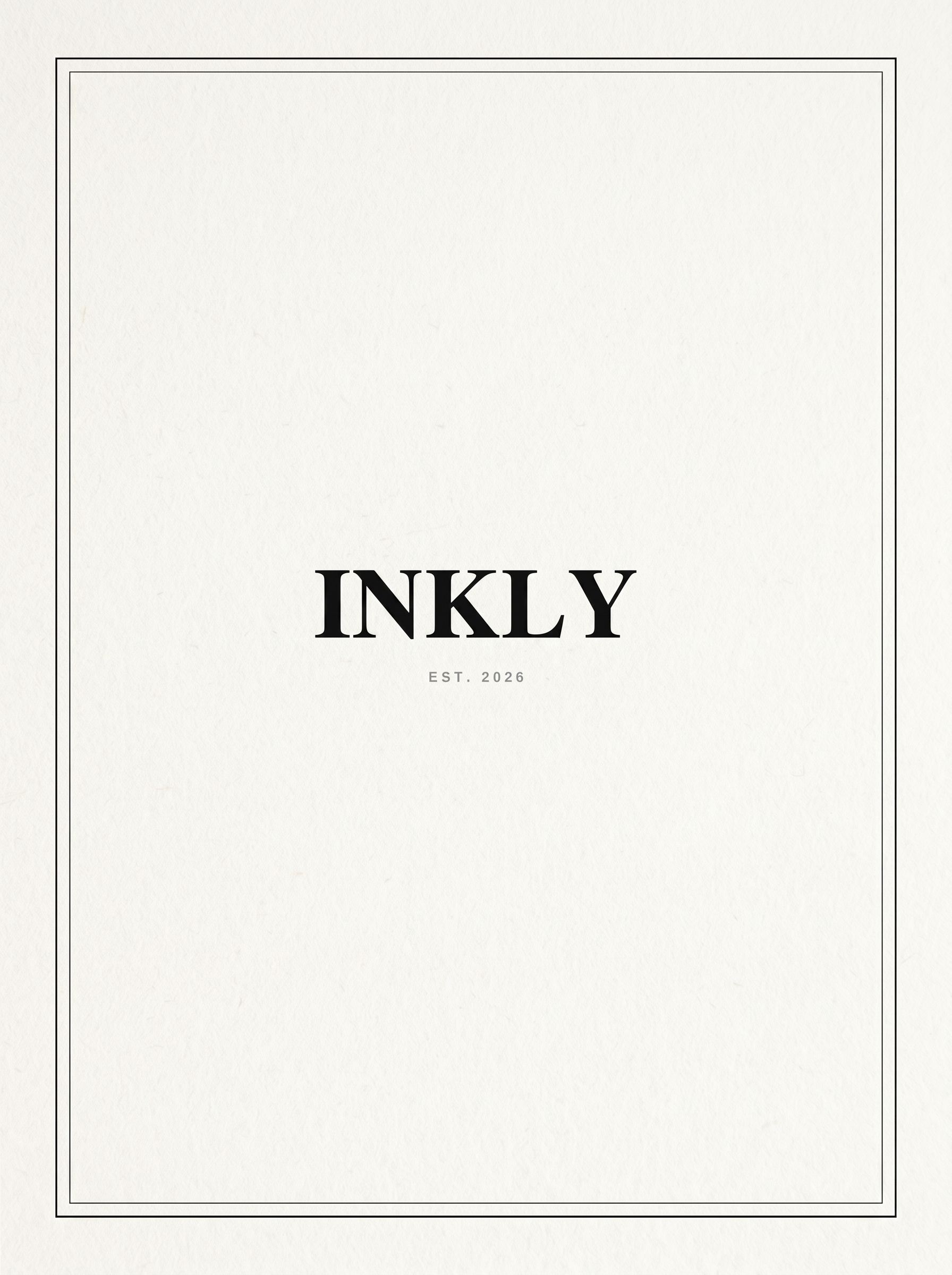 INKLY framed cover